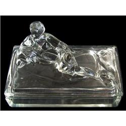 Crystal CLEOPATRA Depression Glass Dresser Jar #986280