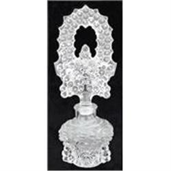 Czech Glass WATER DROPLETS Perfume Bottle #986378