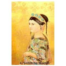 Hilltribe Maiden Lithograph by  Edna HIbel #986431