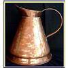 Image 1 : ANTIQUE WINE FLAGON JUG OLD RED COPPER F WINERY #986613
