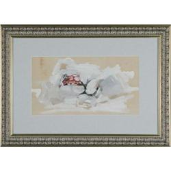 John Bageris -The Rock - Acrylic on Paper #995706