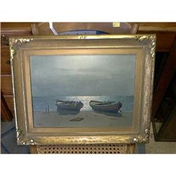 Signed Rossi Oil Painting  #995723