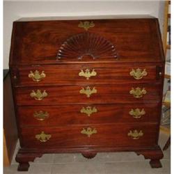 Handsome Mahogany  Chippendale Style Desk #995728