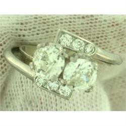 0.65ct and 0.62ct Diamond Moi et Toi Ring #995786