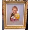 Image 1 : Leo Jansen A Boy and His Beagle Original Oil on #995810