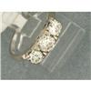Image 1 : Vintage Three Across Diamond Ring in 14k Retro #995829