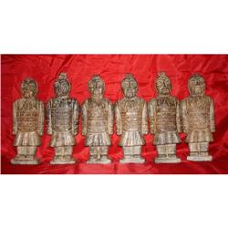  Ancient  Chinese Nephrite Jadestone Warrior #995900