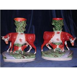 Staffordshire Cow Vase #995944