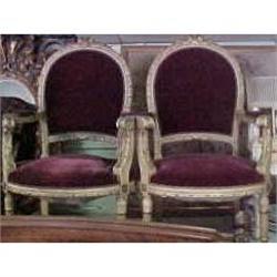 PAIR FRENCH ARMCHAIRS #995963