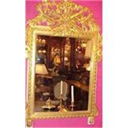 French Neo-Classical Empire Giltwood Mirror #995966