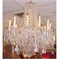 Antique Neo-Classical Crystal Chandelier #995967