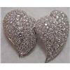Image 1 : Pair of Hearts Pin with Diamonds #996080