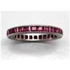 Image 1 : Vintage Platinum and Ruby Band #996287