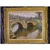 Image 1 : MARTIN - FERRIERES  Bridge  oil on canvas #996514