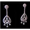 Image 1 : Pair of Rose Cut Diamond Earrings #996558