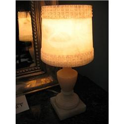 Pair of 1920s Spanish Alabaster Lamps #1006951