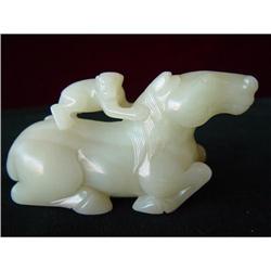 Carved Jade Horse and monkey #1007086