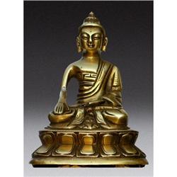 Mongolian Bronze of Buddha Shakyamuni, 19 C #1007112