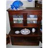 Image 1 : CHILD'S ANTIQUE STEPBACK CUPBOARD/CABINET #1007240