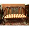 Image 1 : Elegant Art Nouveau Style Settee #1007344