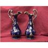 Image 1 : A PAIR OF ART NOVEAU MAJOLICA EWER #1007467