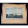 Image 1 : Art View of Old Detroit, 1800s Huron Church  #1007620