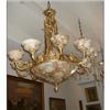 Image 1 : Ten tulips alabaster stone chandelier #1007641