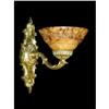 Image 1 : A pair of bronze and alabaster sconces #1007646