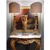 Image 1 : Pair -Ornate Vintage ITALIAN Altar Stick LAMPS #1007694