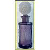 Image 1 : HOFFMAN AMETHYST BOHEMIAN GLASS PERFUME BOTTLE #1007784