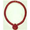 Image 1 : Retro 225cts Ruby Anna Magnani 14k Necklace #1017643