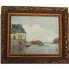 Image 1 : Signed as Alfred Sisley Painting, Inondation #1017760