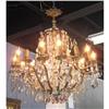 Image 1 : French bronze and crystal chandelier c.1870 #1017868