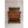 Image 1 : 1890s Oak Mechelen Dessert Buffet Server Carved#1017945