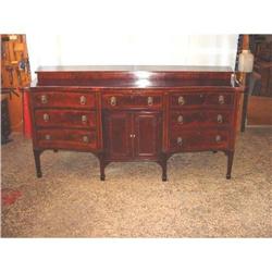 1850s Mahogany Georgian Sideboard Buffet Server#1017954