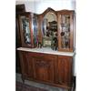 Image 1 : 1920s Mahogany Louis XVI Buffet w/ Marble  #1017956