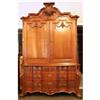 Image 1 : 1800s Dutch Louis XV Cabinet on Chest Armoire #1017958