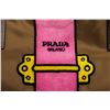 Image 5 : Prada Brown Nylon Leather Ricamo Tote Bag