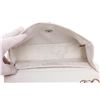 Image 5 : Chanel White Stitched Leather Single Flap Bag
