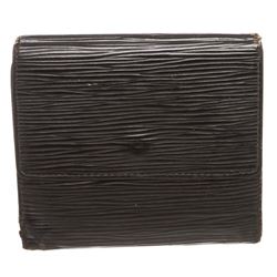 Louis Vuitton Black Epi Leather Elise Wallet