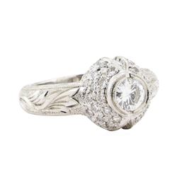 1.00 ctw Diamond Ring - Platinum