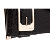 Image 5 : Gucci Black Snakeskin Romy Long Clutch