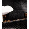 Image 7 : Gucci Black Snakeskin Romy Long Clutch