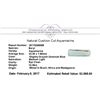 Image 2 : 10.36 ct.Natural Cushion Cut Aquamarine