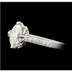 1.21 ctw Diamond Ring - 14KT White Gold