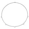 Image 1 : 2.87 CTW Diamond Necklace 18K White Gold - REF-174W3H