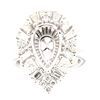Image 1 : 1.55 CTW Princess Diamond Semi Mount Ring 14K White Gold - REF-177W7H