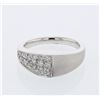 Image 1 : 0.37 CTW Diamond Ring 18K White Gold - REF-67F5N