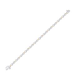 1/2 CTW Diamond Infinity Bracelet 10kt Two-tone Gold - REF-41R9H