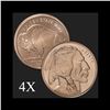 Image 1 : 5 oz Buffalo .999 Fine Copper Bullion Round